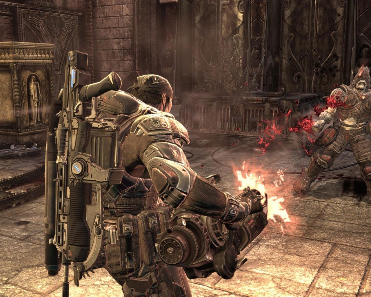 Gears of War 2 HD tapetu (1) #9 - 1280x1024