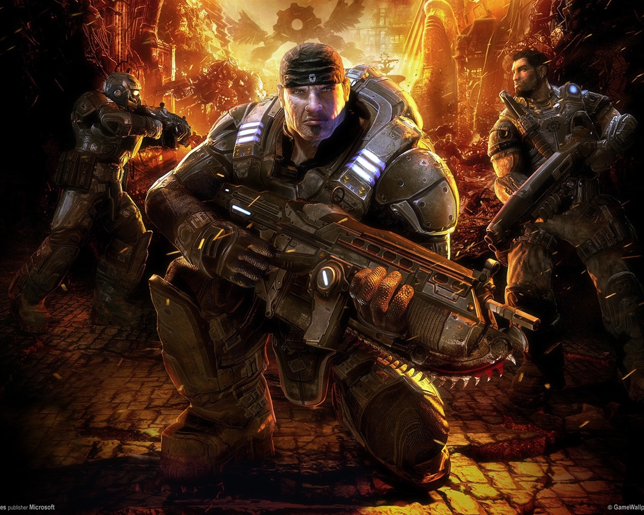 Gears Of War 2 战争机器 2 高清壁纸(一)24 - 1280x1024