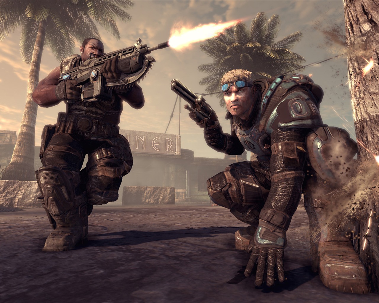 Gears of War 2 HD tapetu (1) #27 - 1280x1024