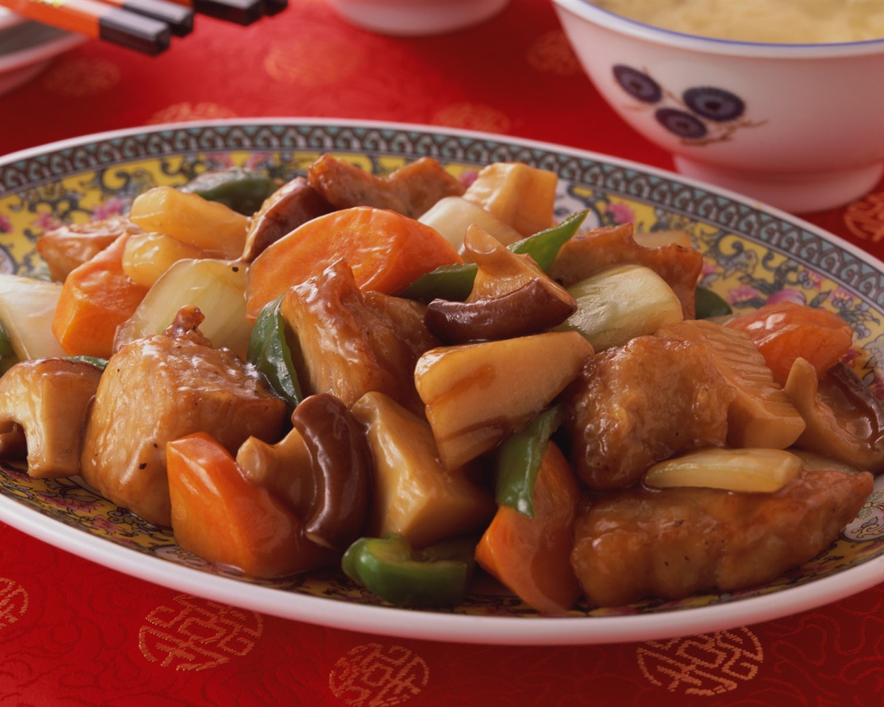 Chinese food culture wallpaper (4) #11 - 1280x1024