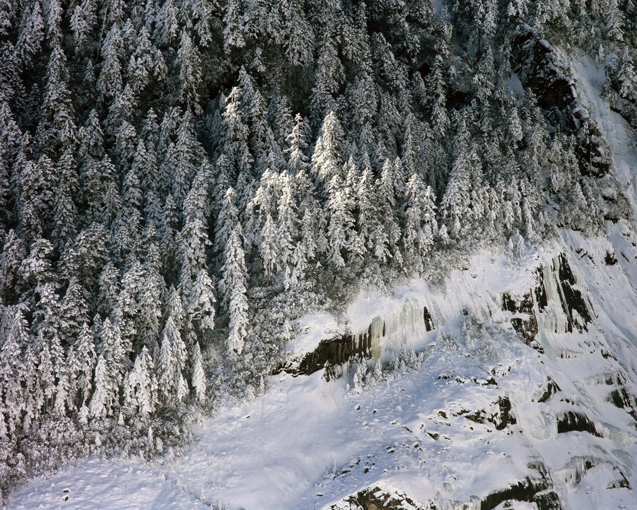 雪山雪景合集 壁紙(二) #8 - 1280x1024
