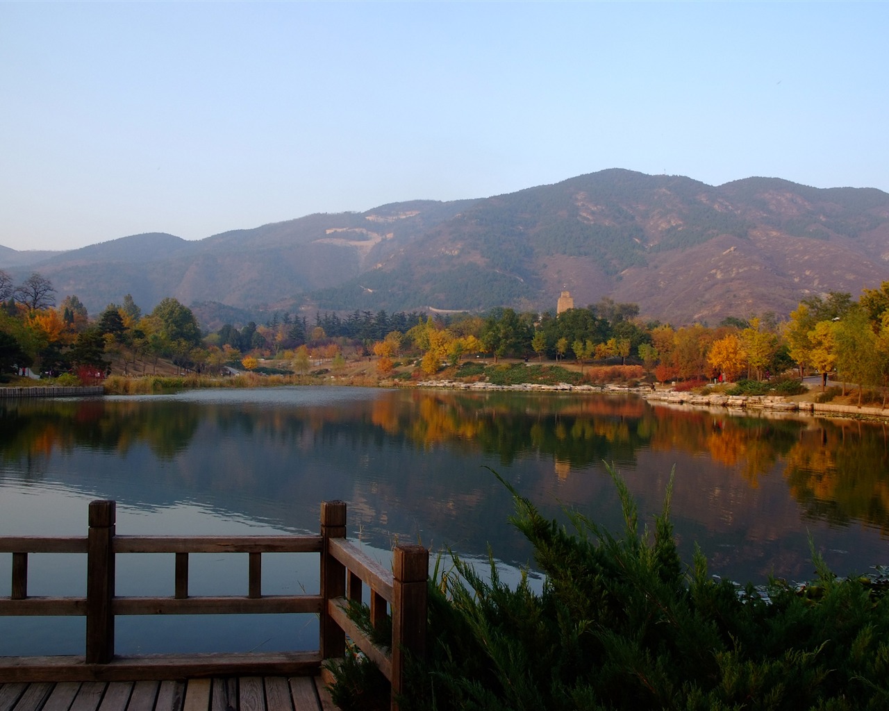 秋日的香山植物園 (螺紋鋼作品) #15 - 1280x1024