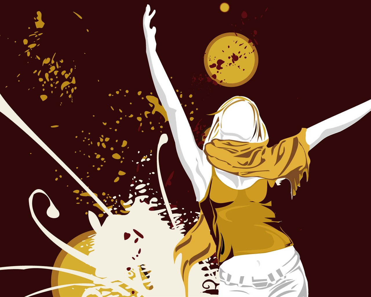 Widescreen trend vector wallpaper (2) #20 - 1280x1024