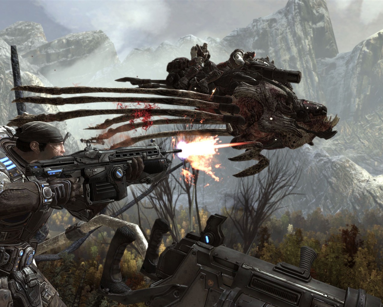 Gears of War 2 HD tapetu (2) #2 - 1280x1024