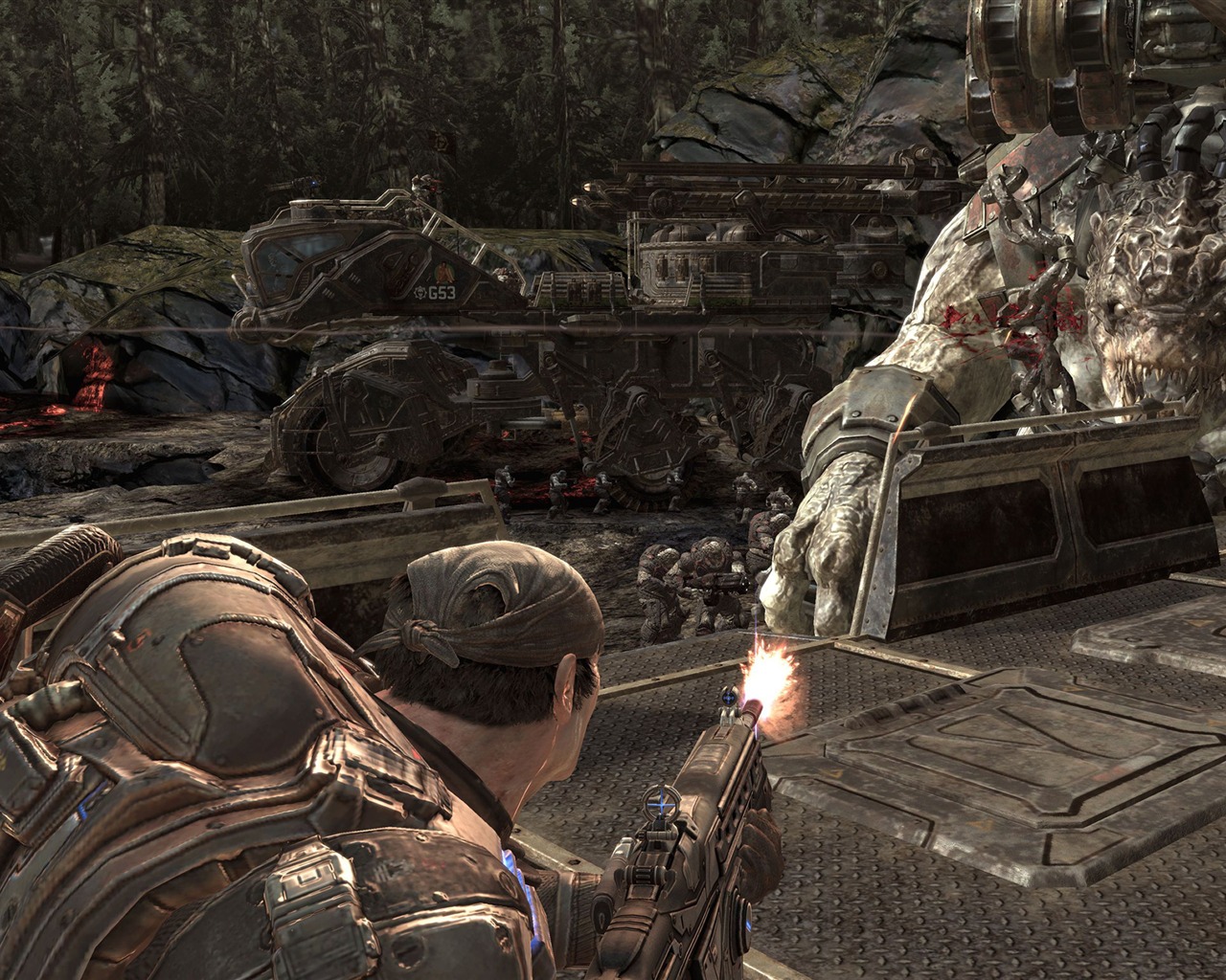 Gears Of War 2 戰爭機器2 高清壁紙(二) #16 - 1280x1024