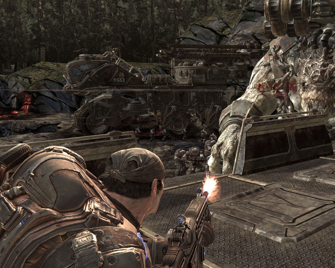 Gears Of War 2 HD tapet (2) #16 - 1280x1024