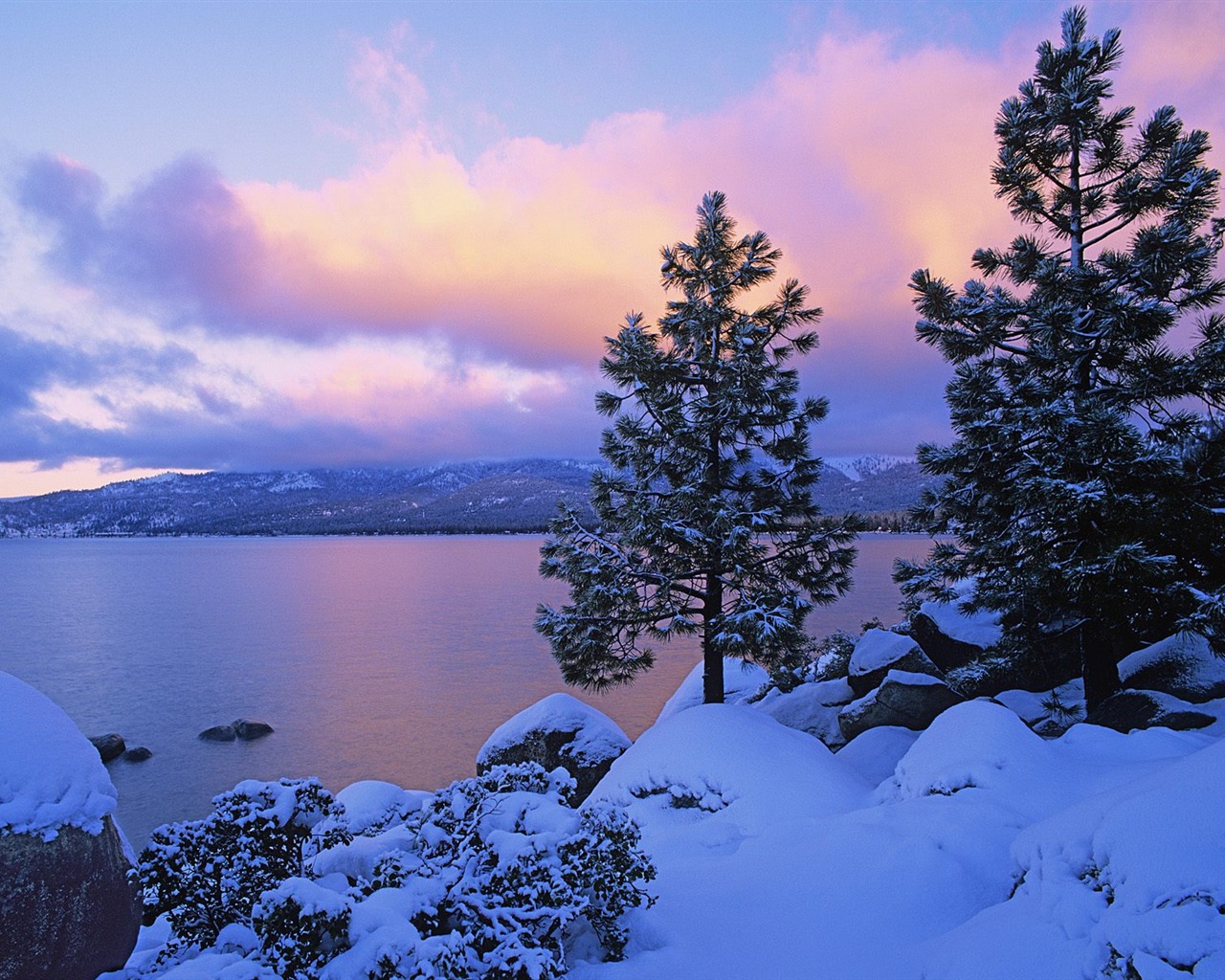 Snow wallpaper collection (3) #7 - 1280x1024