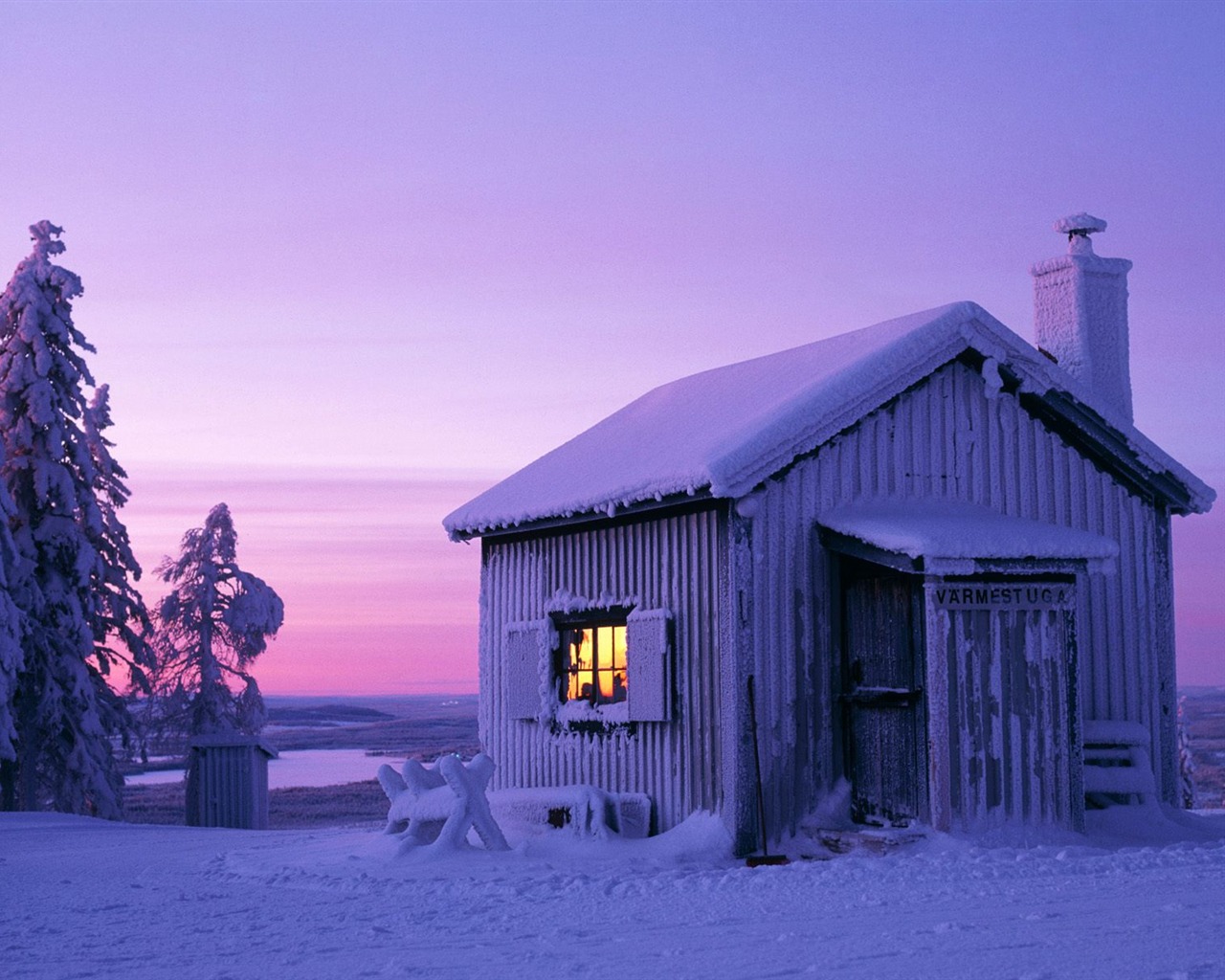 Snow wallpaper collection (3) #13 - 1280x1024
