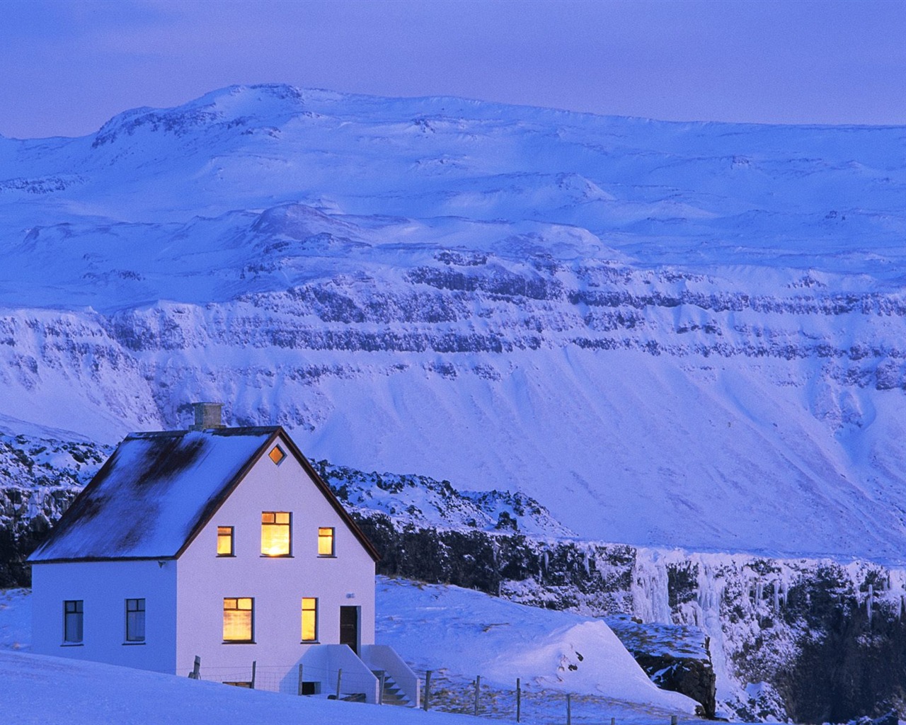 Snow wallpaper collection (3) #18 - 1280x1024