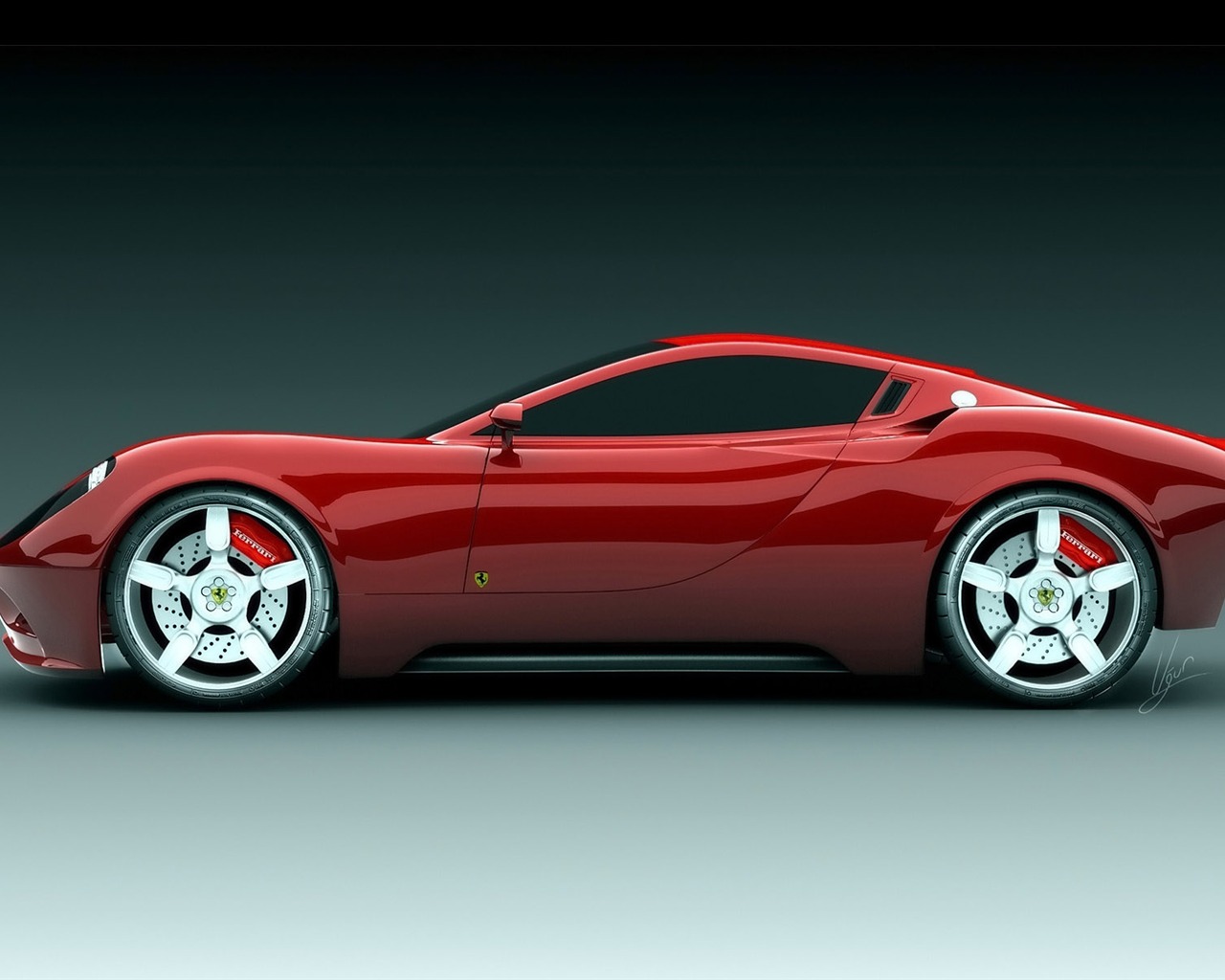 album wallpaper Ferrari (3) #11 - 1280x1024