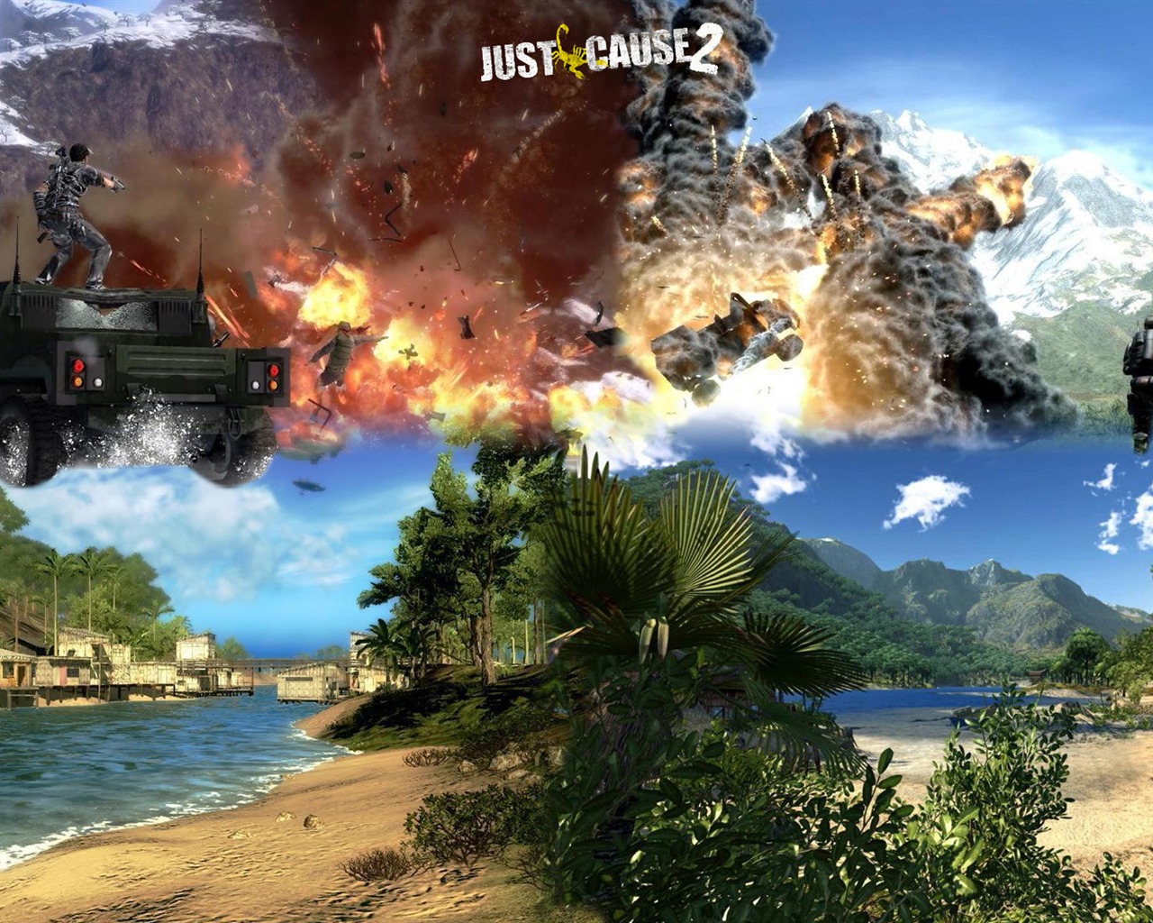 Just Cause 2 HD wallpaper #1 - 1280x1024