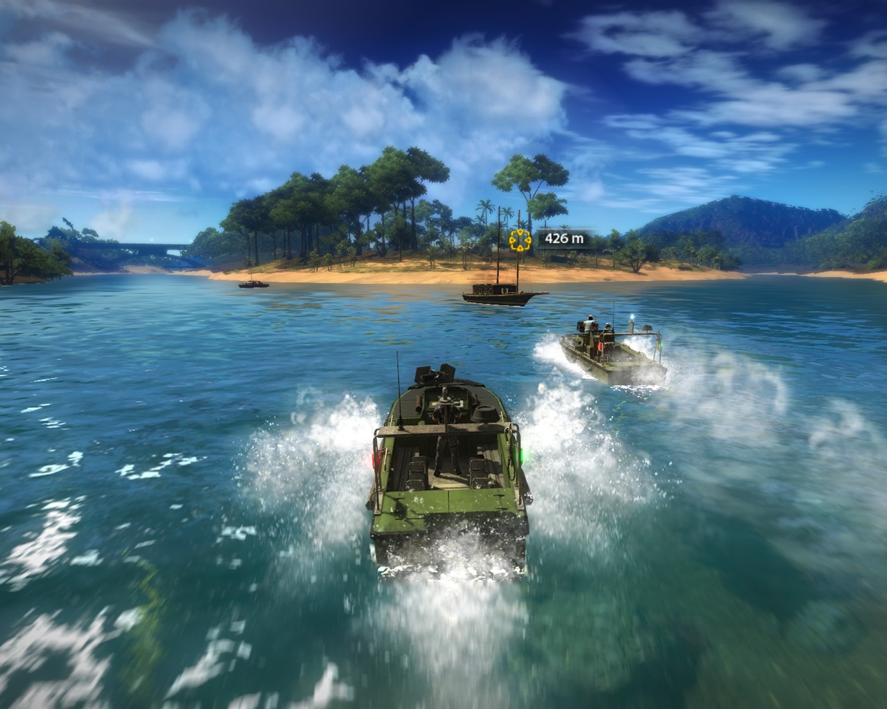 Just Cause 2 HD papel tapiz #10 - 1280x1024