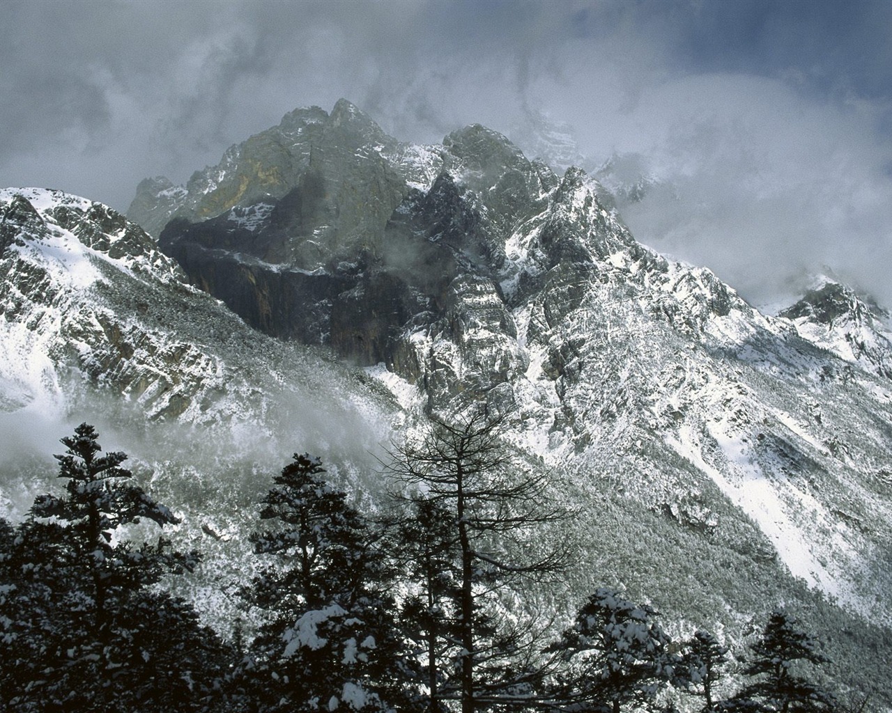 雪山雪景合集 壁紙(四) #4 - 1280x1024