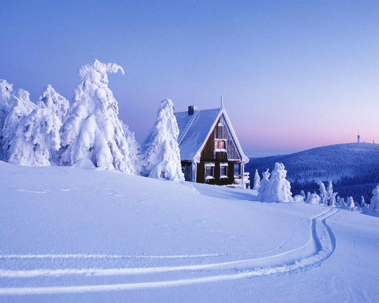 Snow wallpaper collection (4) #19 - 1280x1024