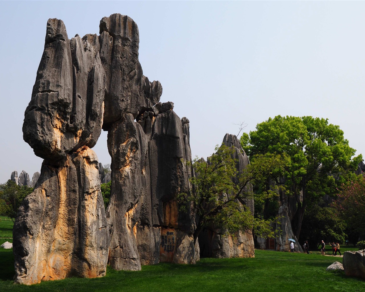 Stone Lesní v souladu Yunnan (1) (Khitan vlk práce) #2 - 1280x1024