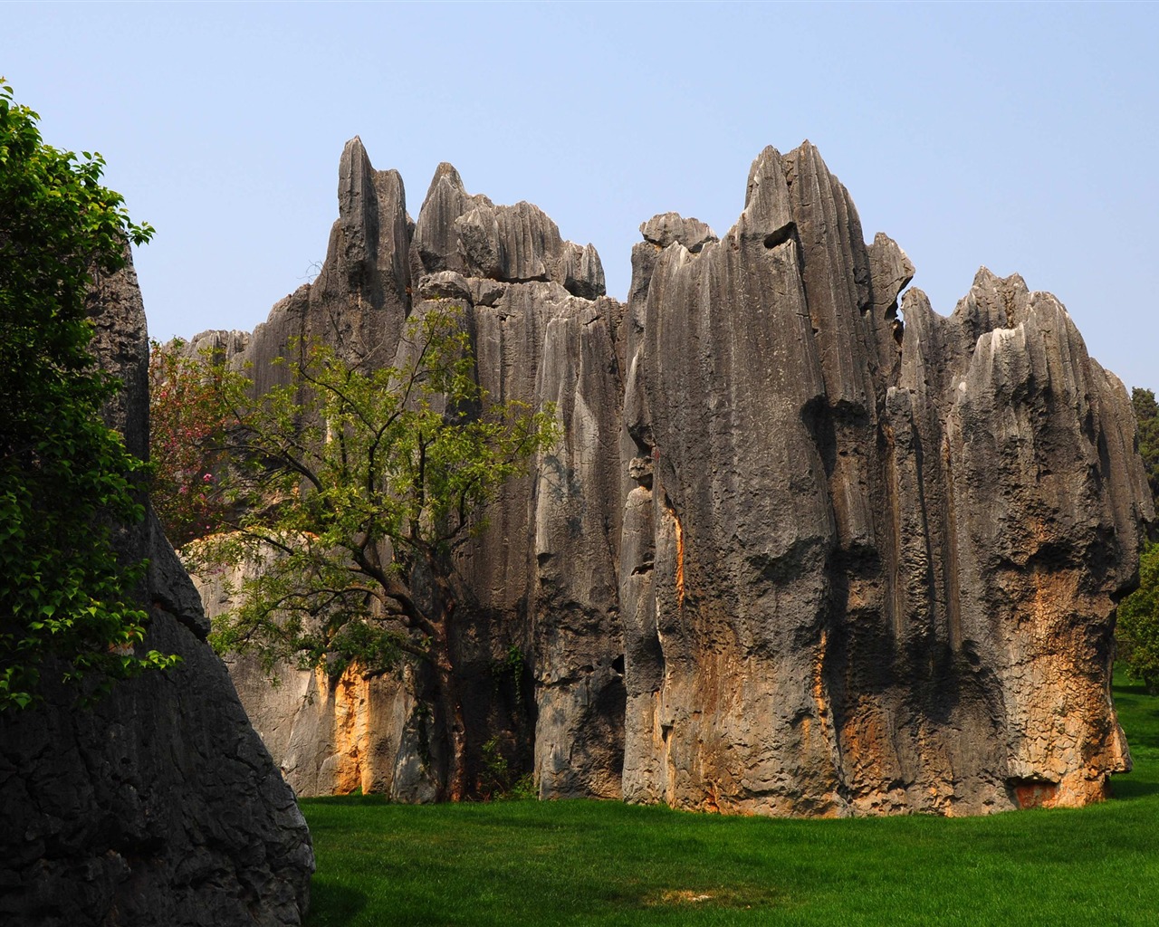 Stone Forest in Yunnan line (1) (Khitan wolf works) #3 - 1280x1024