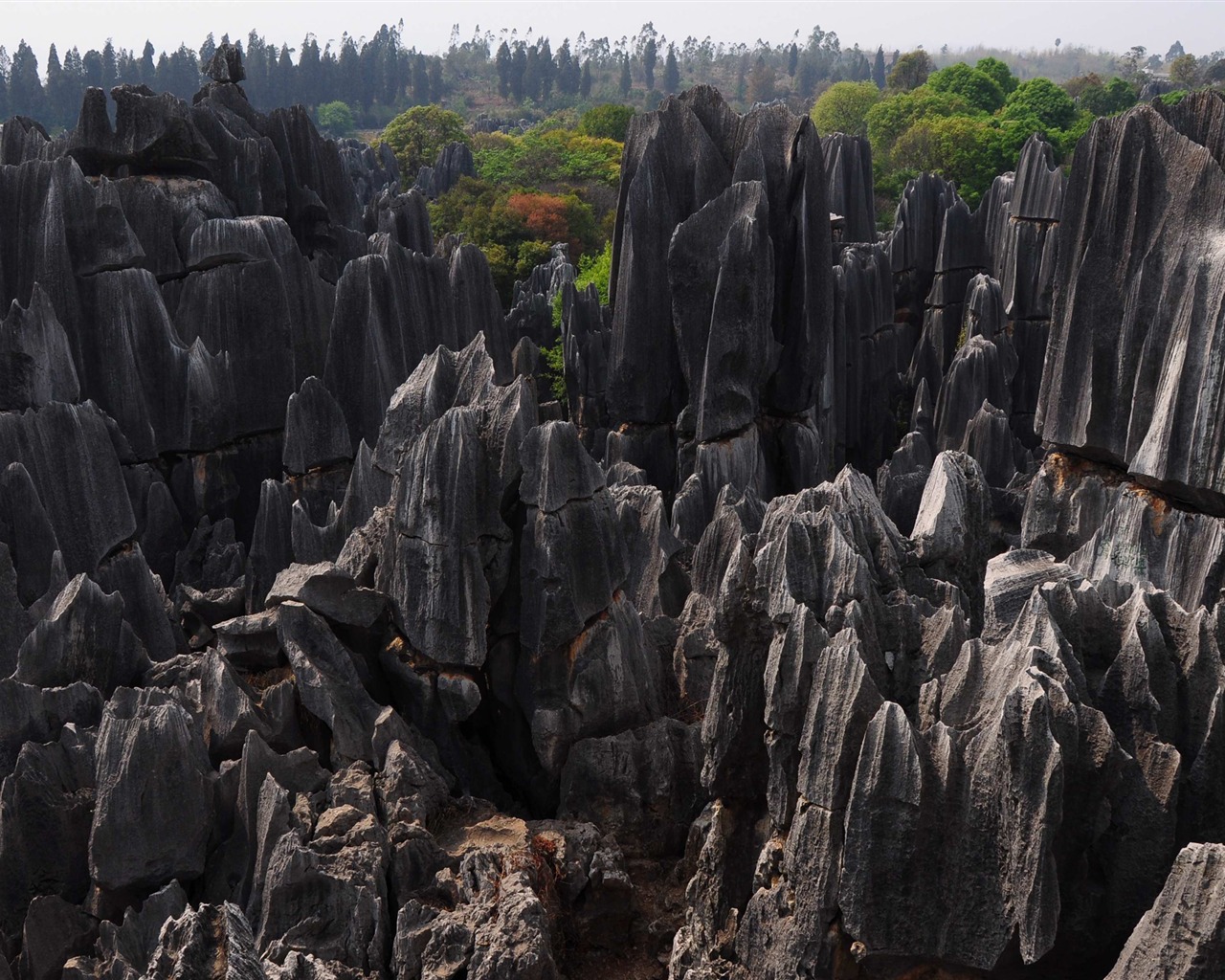 Stone Forest in Yunnan line (1) (Khitan wolf works) #16 - 1280x1024