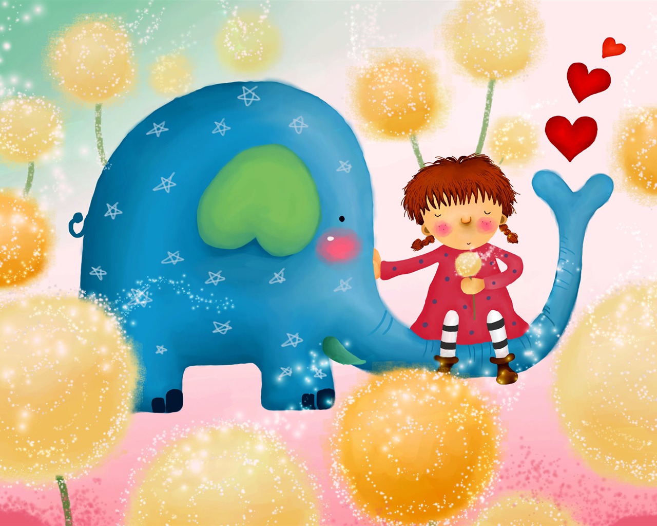 Velká karikatura tapety (2) #2 - 1280x1024