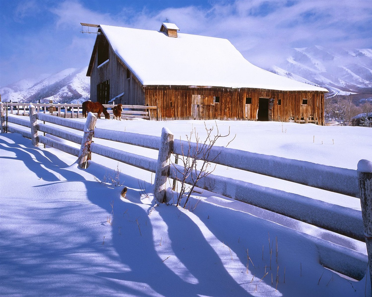 雪山雪景合集 壁纸(五)1 - 1280x1024