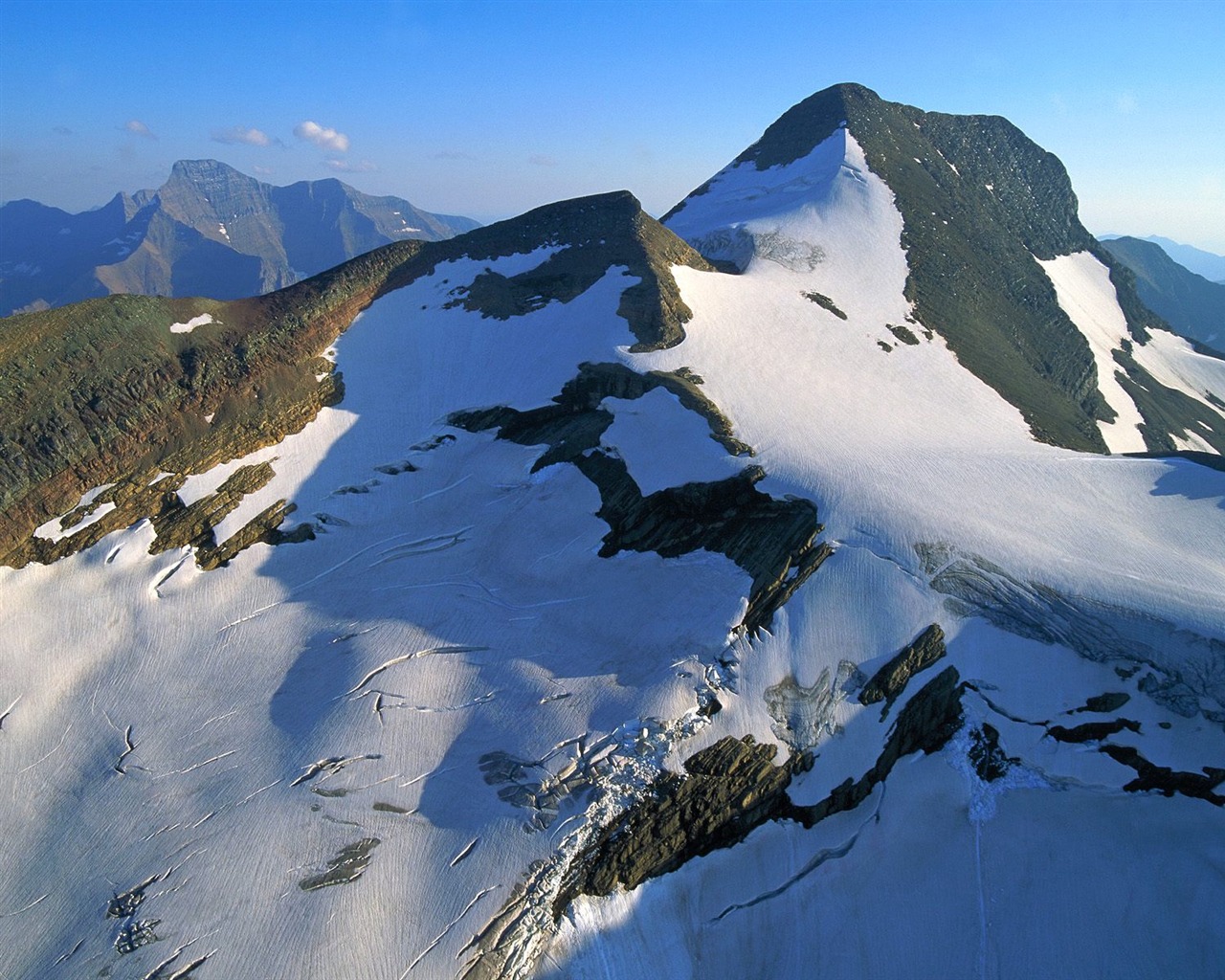 雪山雪景合集 壁纸(五)17 - 1280x1024