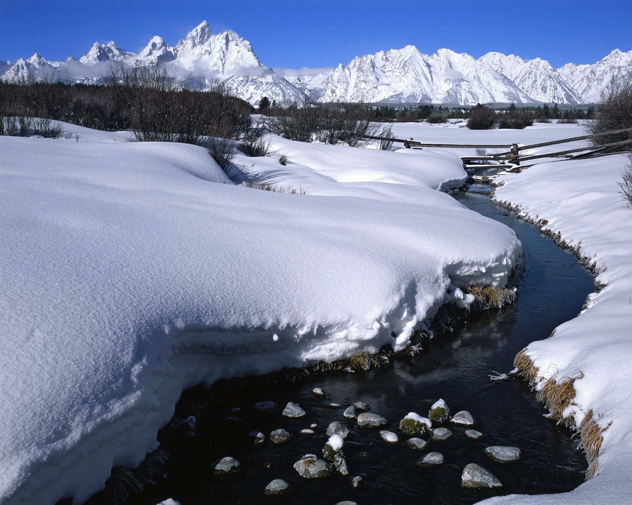 雪山雪景合集 壁纸(五)20 - 1280x1024