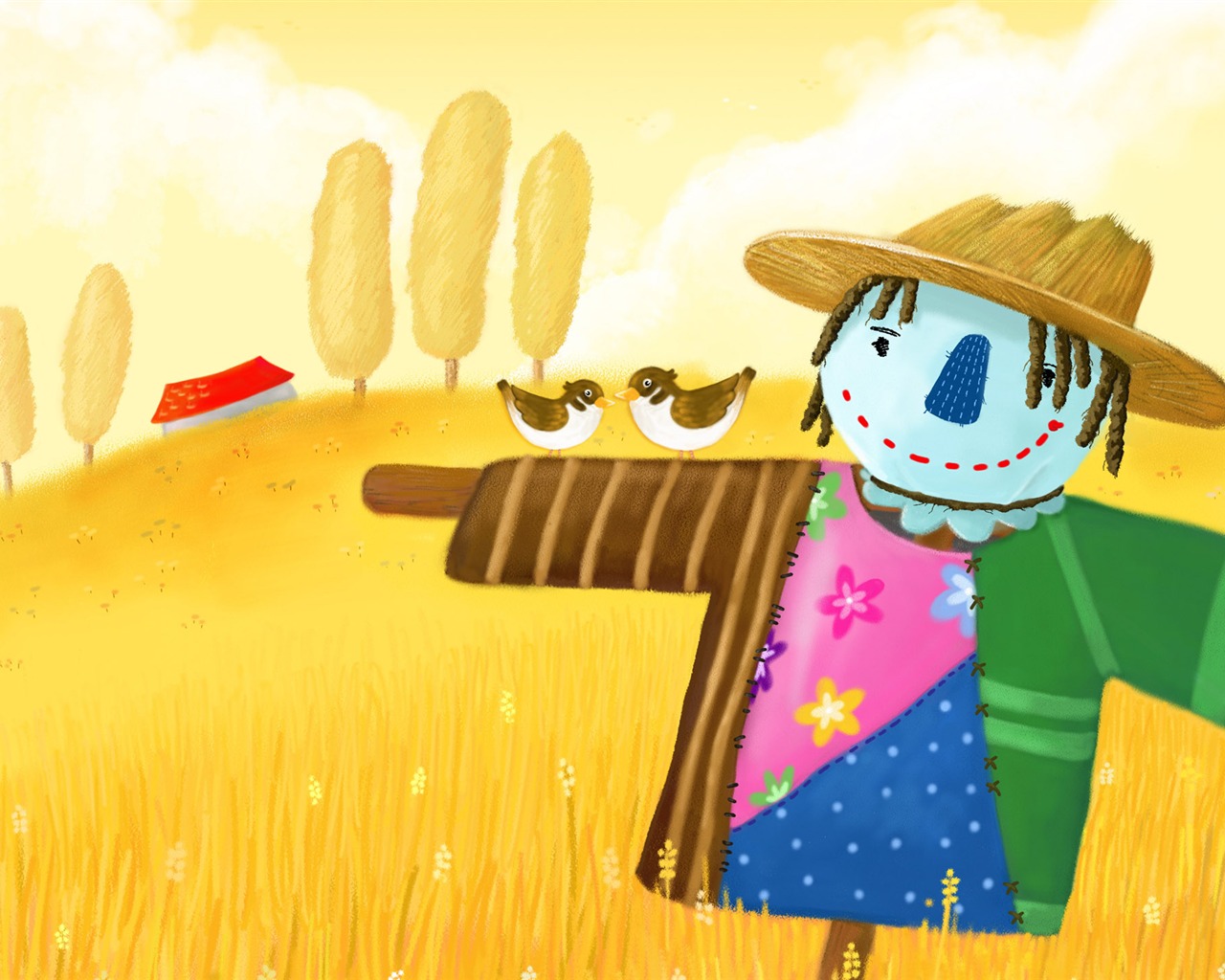 Velká karikatura tapety (3) #1 - 1280x1024