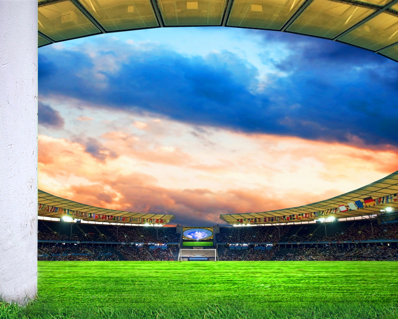 Super fotbal foto tapetu (1) #3 - 1280x1024