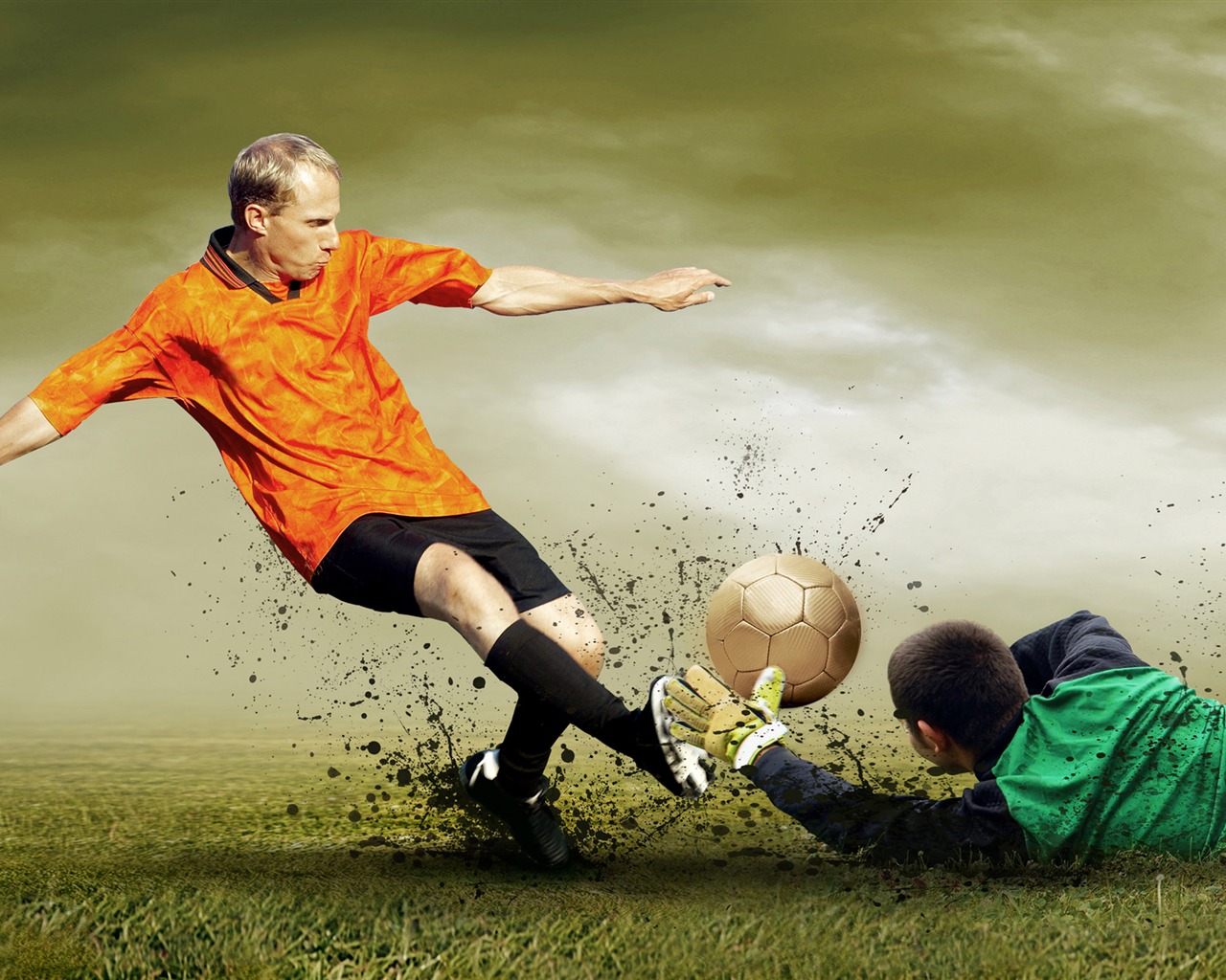 Super fotbal foto tapetu (2) #17 - 1280x1024