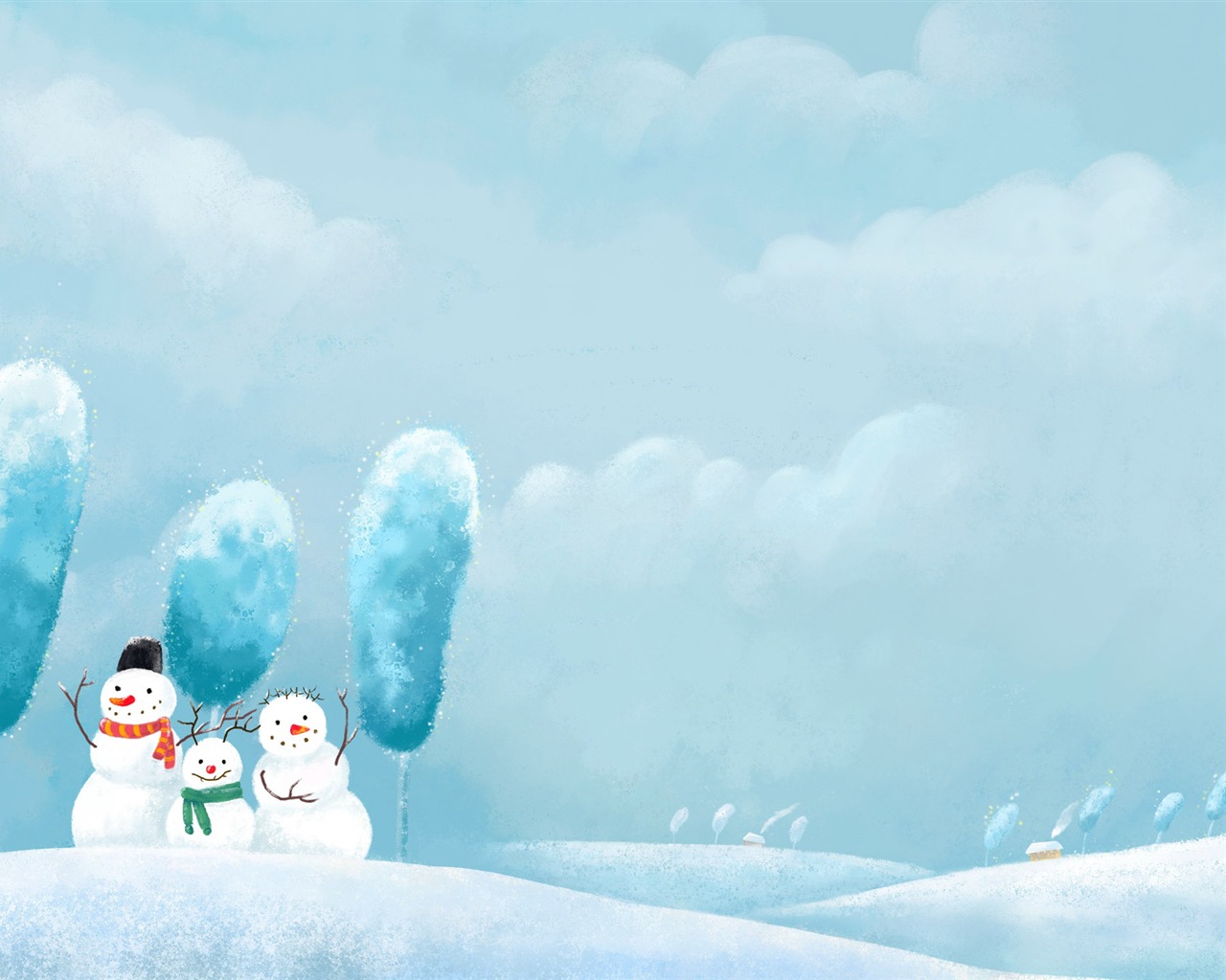 Velká karikatura tapety (4) #2 - 1280x1024