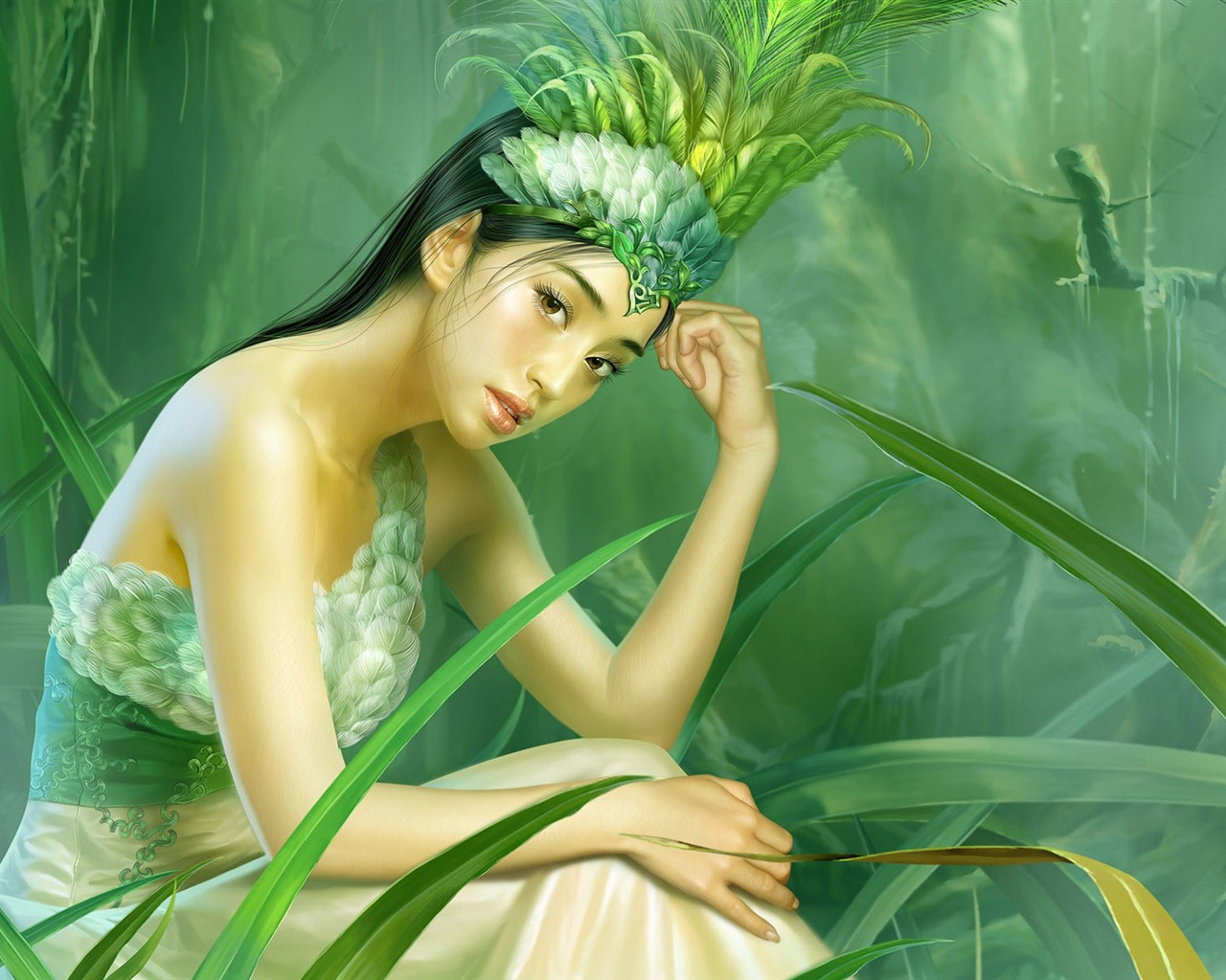 TangYuehui CG作品 高清壁紙 #2 - 1280x1024