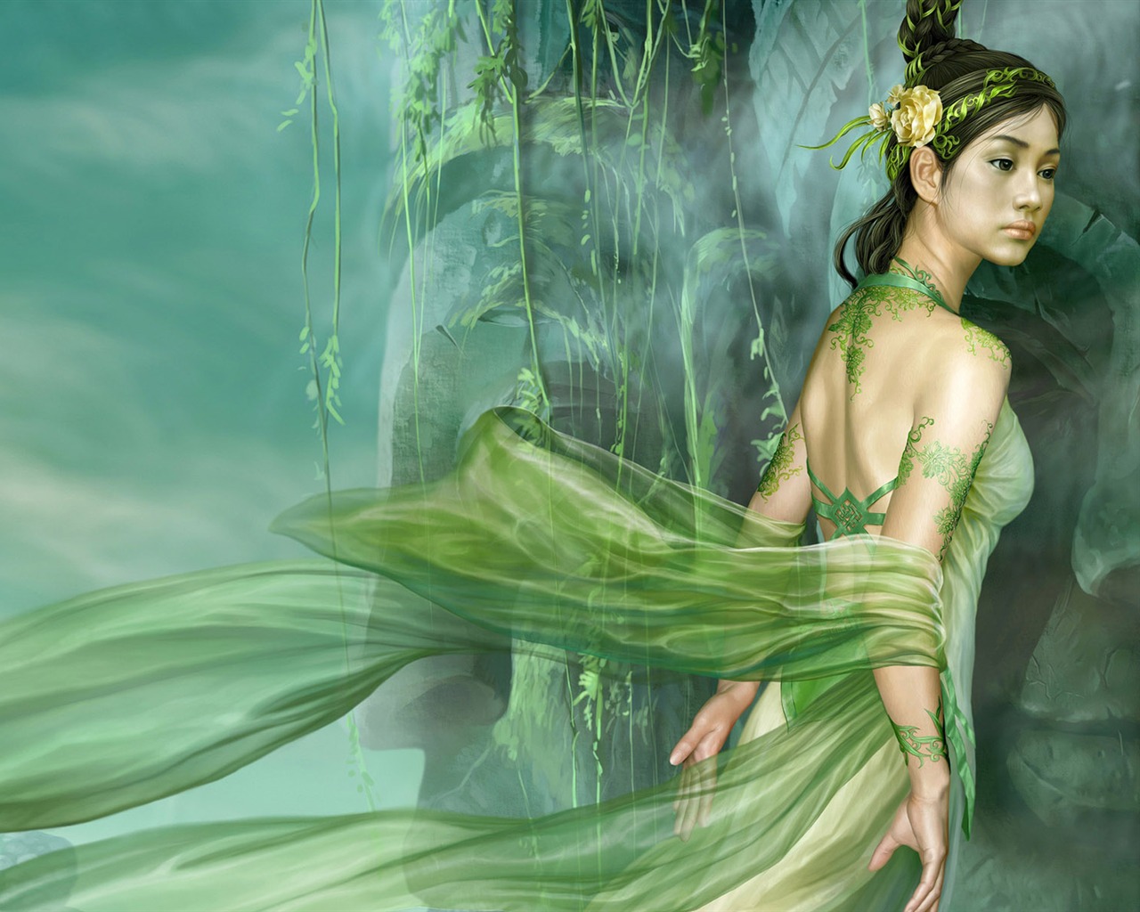 TangYuehui CG HD Tapety práce #7 - 1280x1024