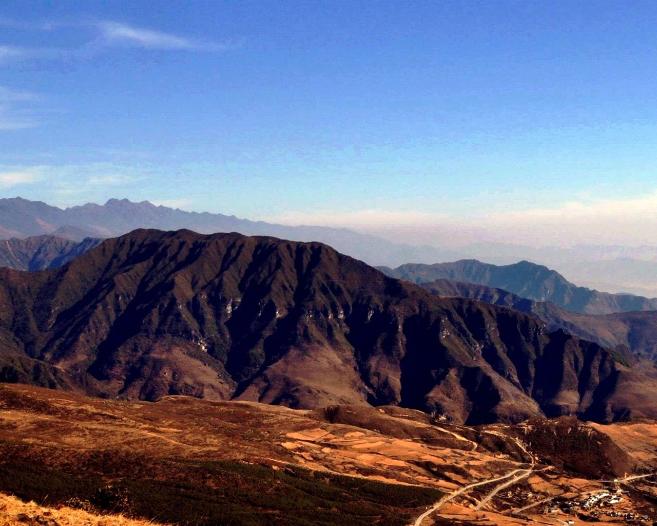Daliangshan scenery (1) (old Hong OK works) #1 - 1280x1024