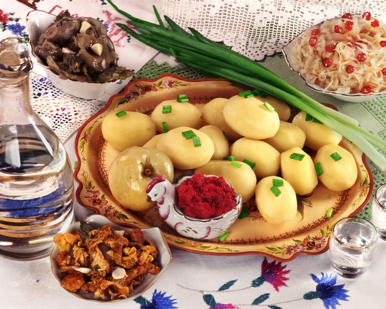 dieta de Rusia tipo de comida fondo de pantalla (1) #2 - 1280x1024