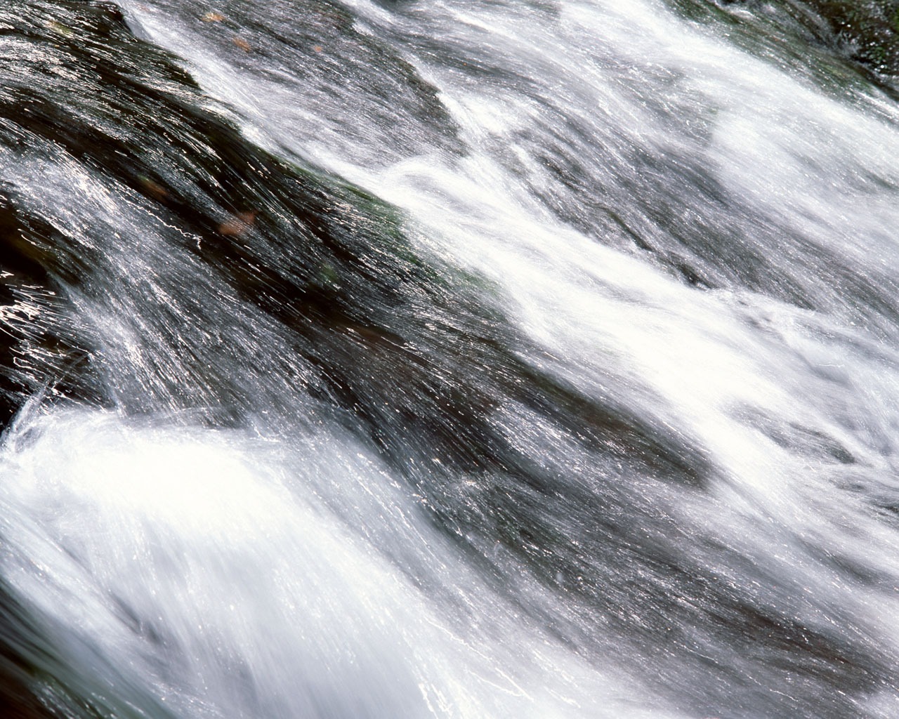 Waterfall streams wallpaper (1) #9 - 1280x1024