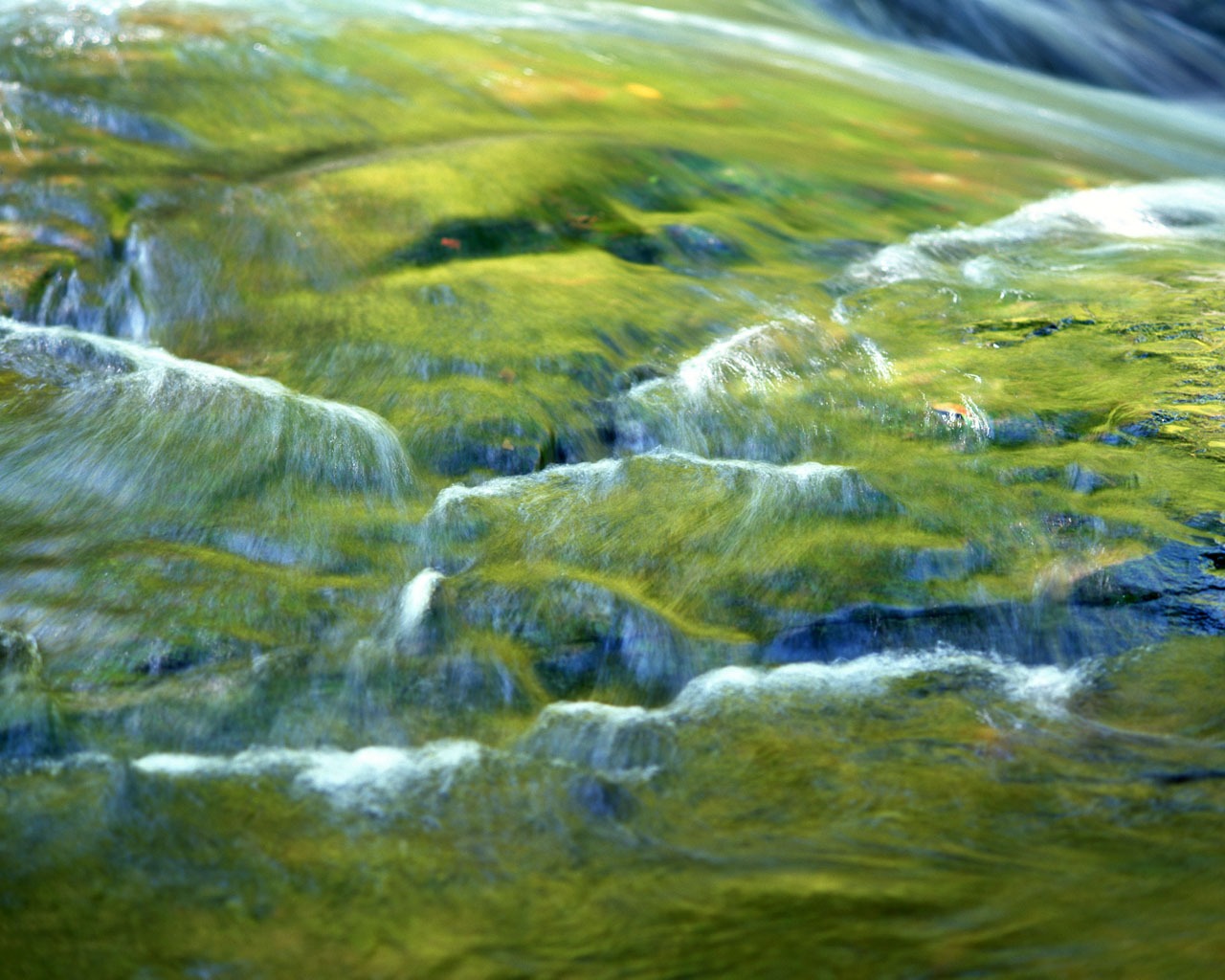 Waterfall streams wallpaper (1) #11 - 1280x1024