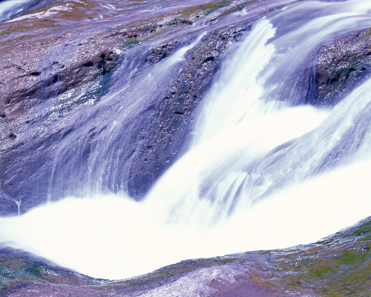 Waterfall streams wallpaper (1) #19 - 1280x1024
