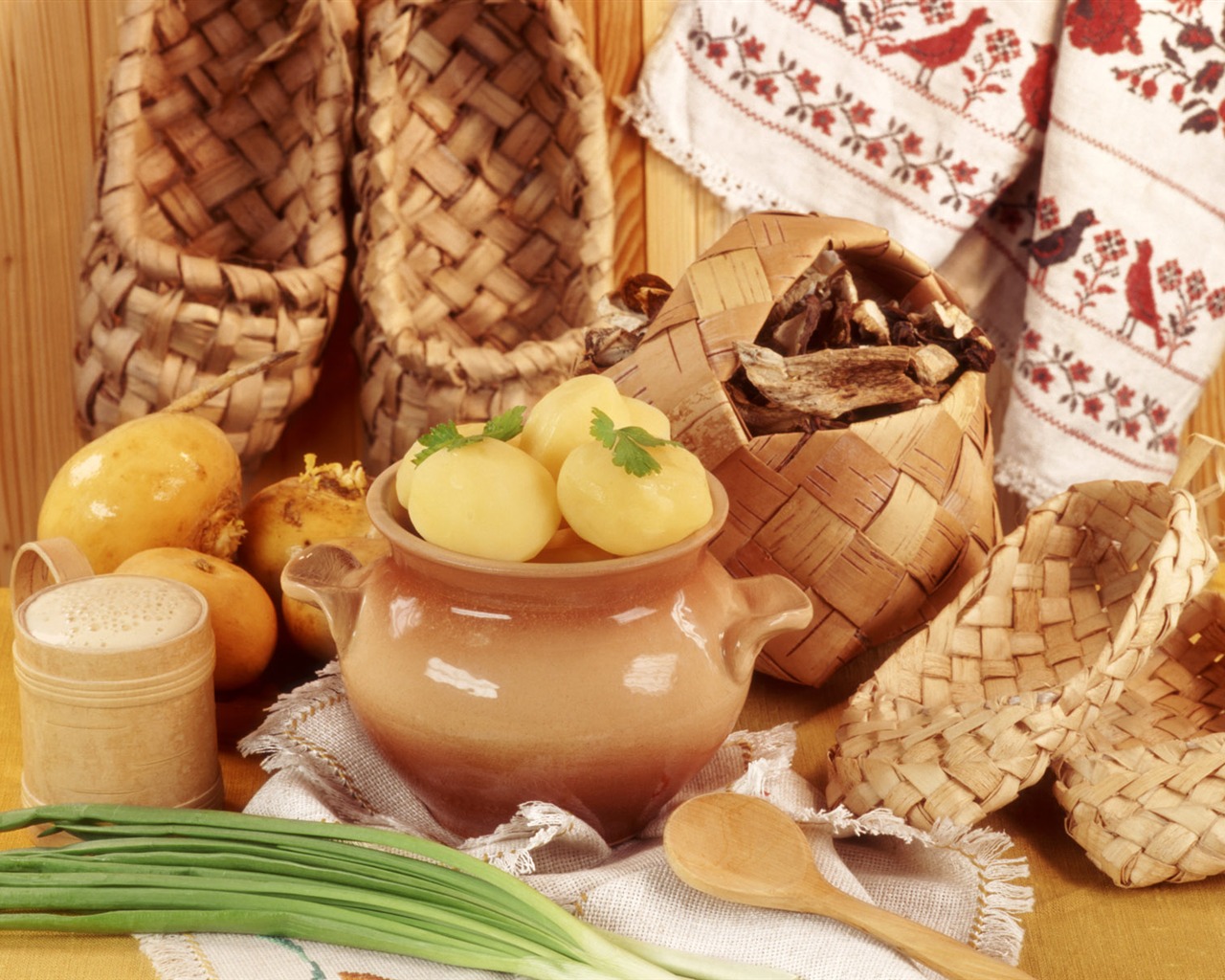 Russian type diet meal wallpaper (2) #16 - 1280x1024