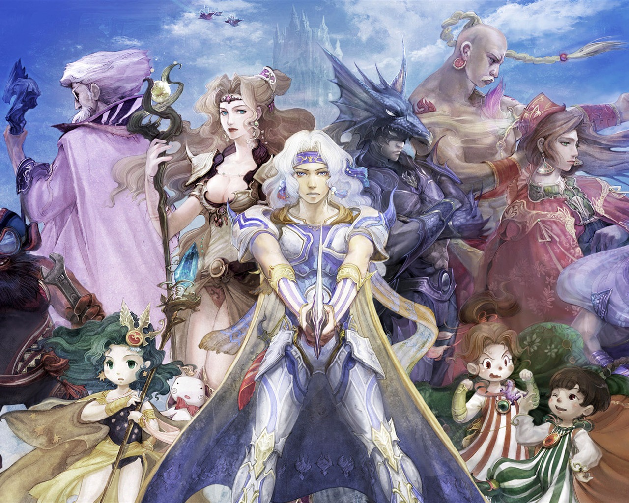 Final Fantasy wallpaper album (3) #18 - 1280x1024