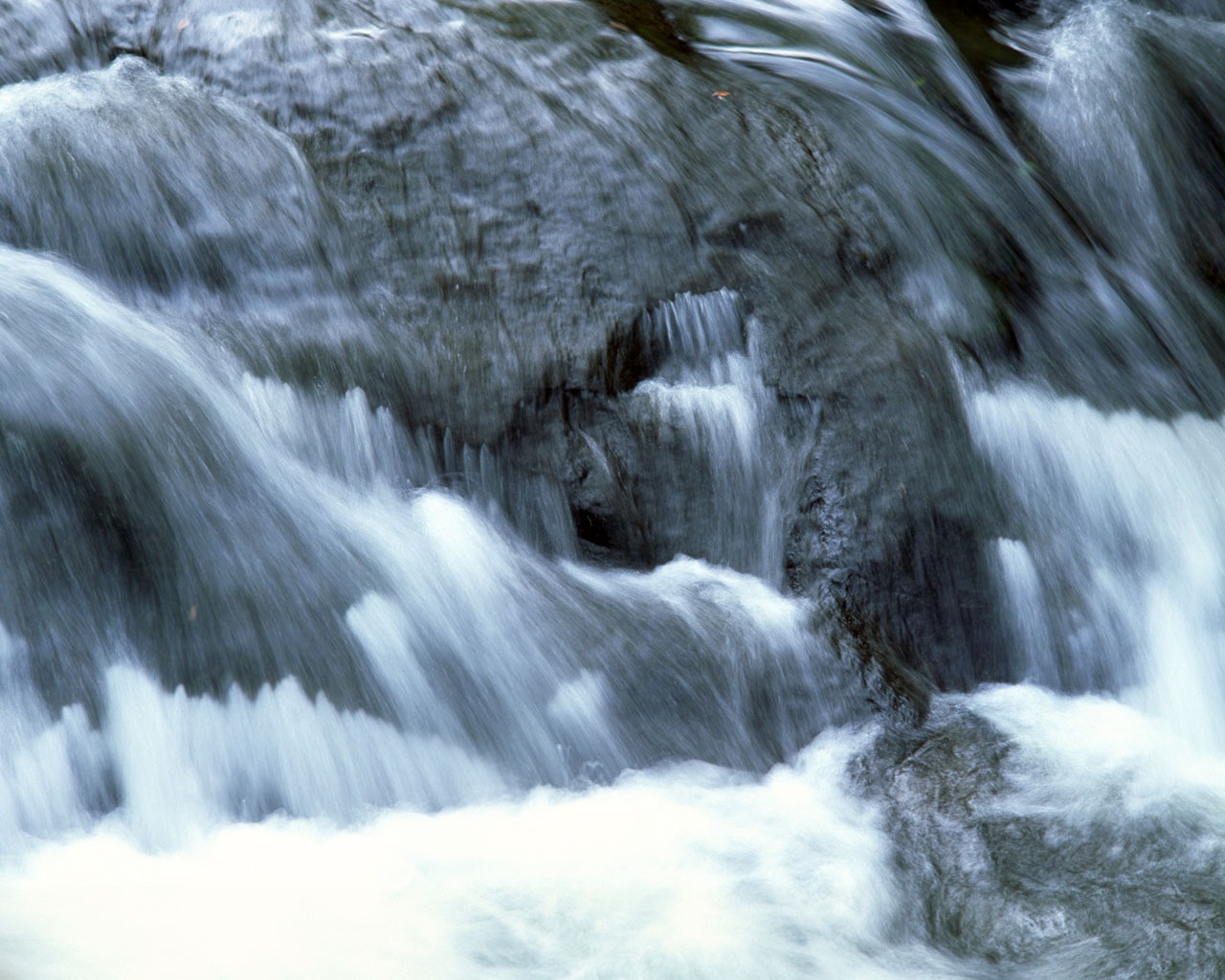 Waterfall streams wallpaper (2) #12 - 1280x1024