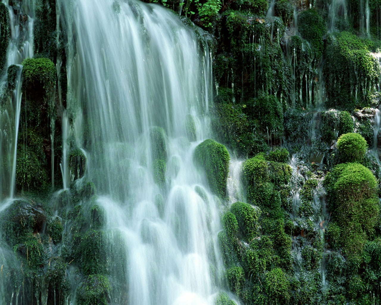 Cascada arroyos fondo de pantalla (2) #15 - 1280x1024