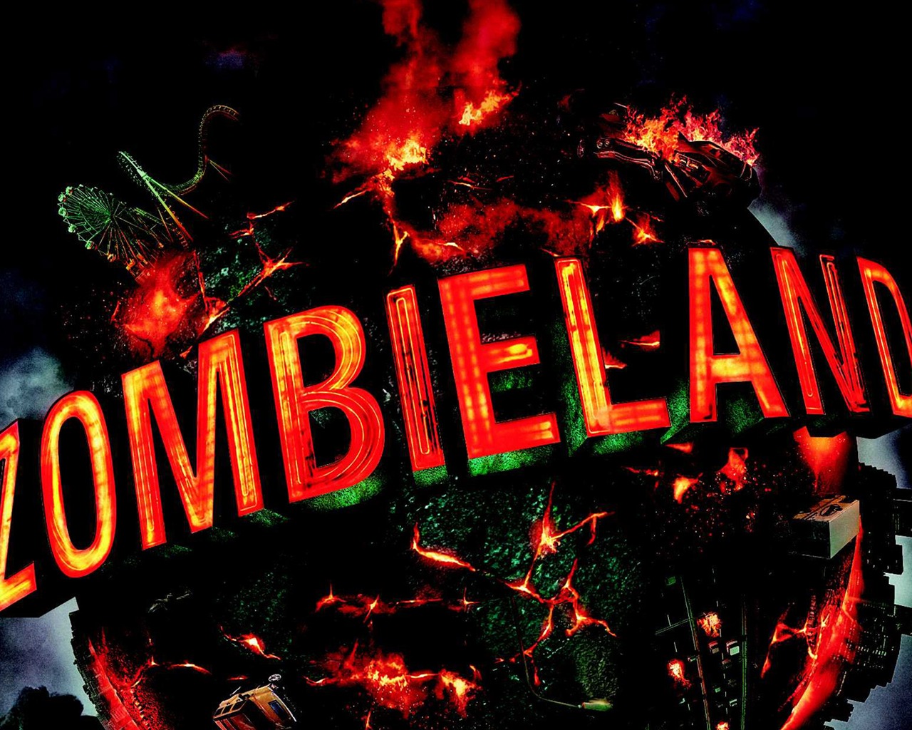 Zombieland 殭屍之地 高清壁紙 #34 - 1280x1024