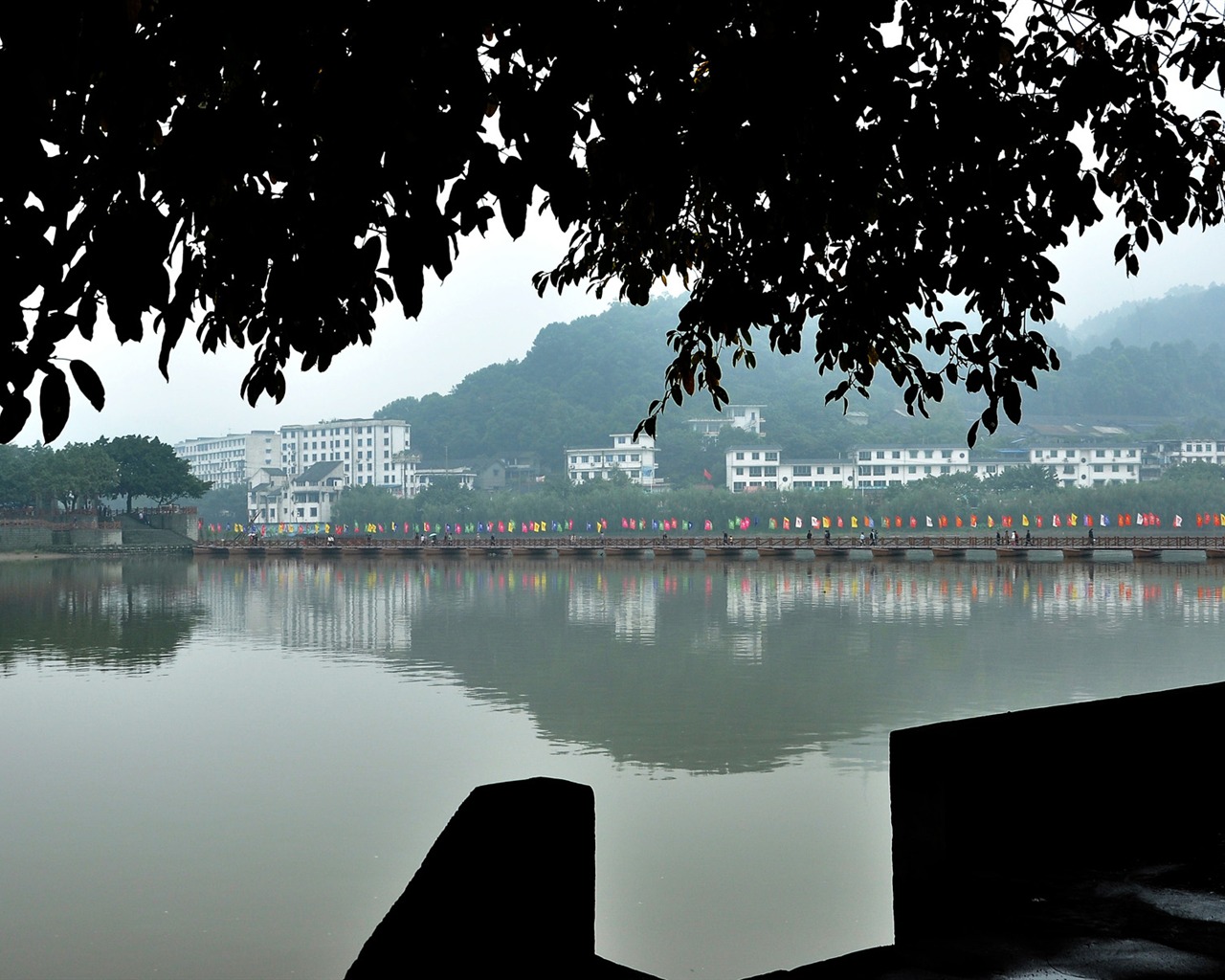 Leshan Five-scenery (old Kang OK works) #4 - 1280x1024