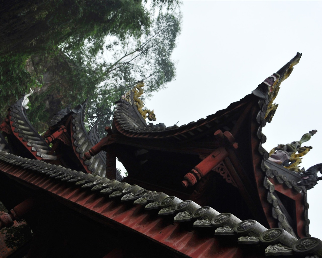 Leshan Five-scenery (old Kang OK works) #16 - 1280x1024