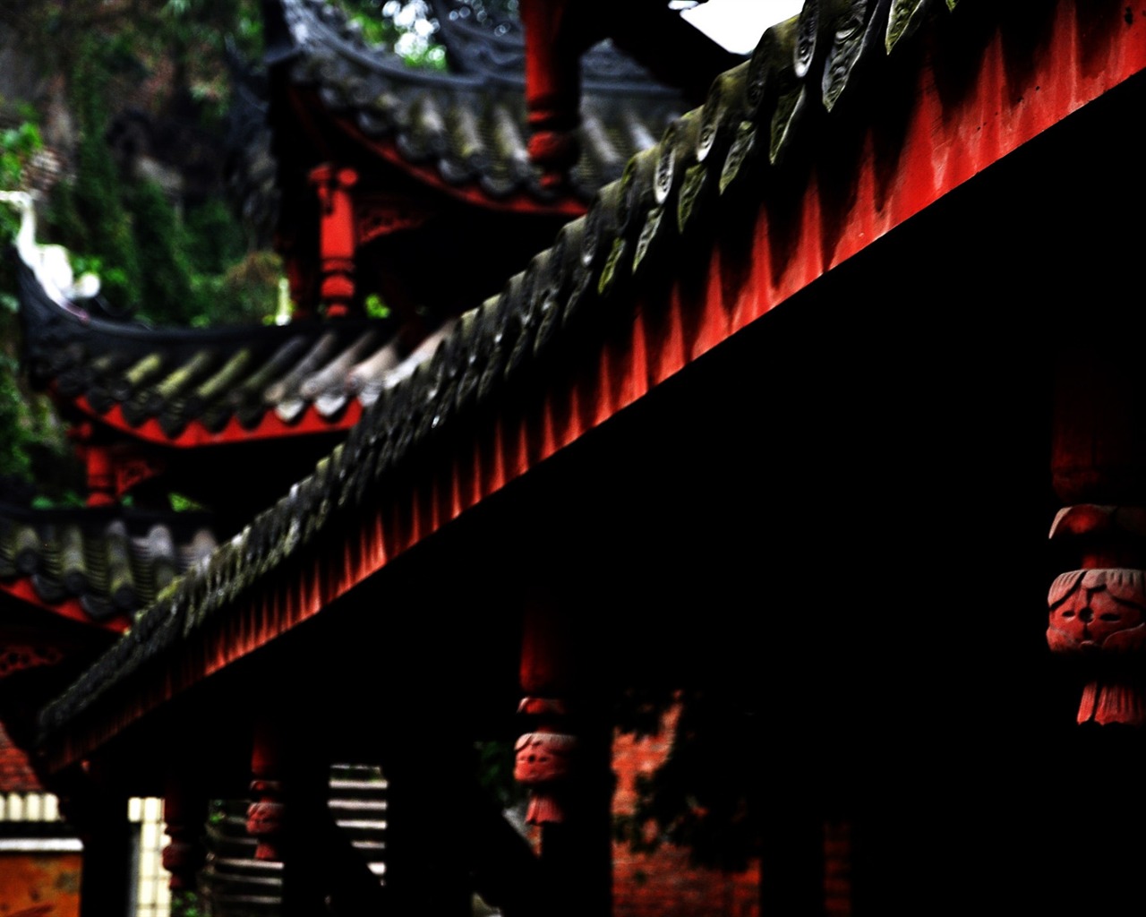 Leshan Five-scenery (old Kang OK works) #19 - 1280x1024