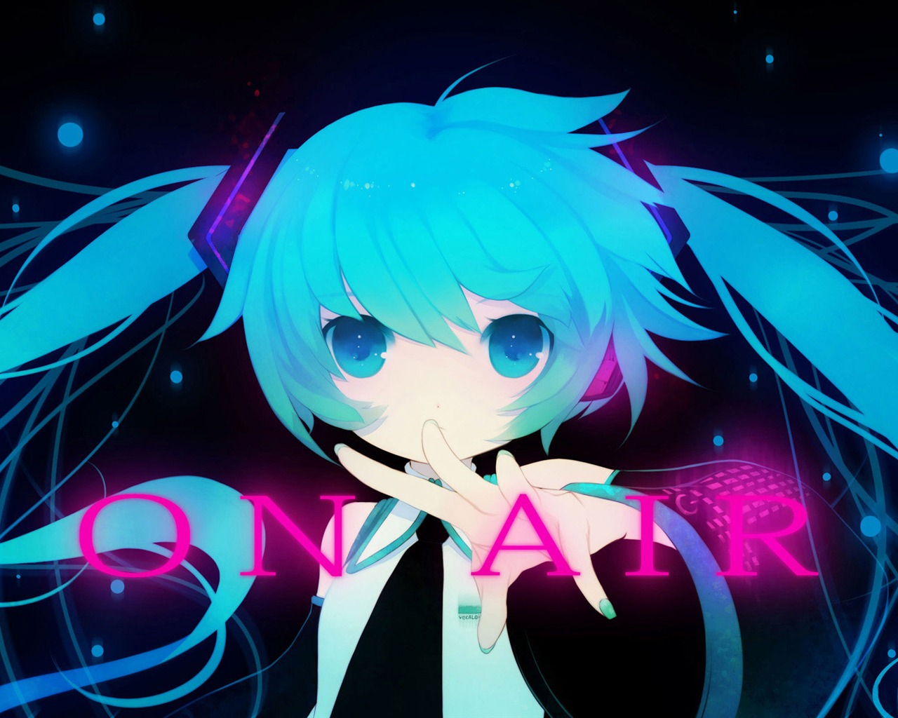 初音未來系列 壁紙(一) #12 - 1280x1024