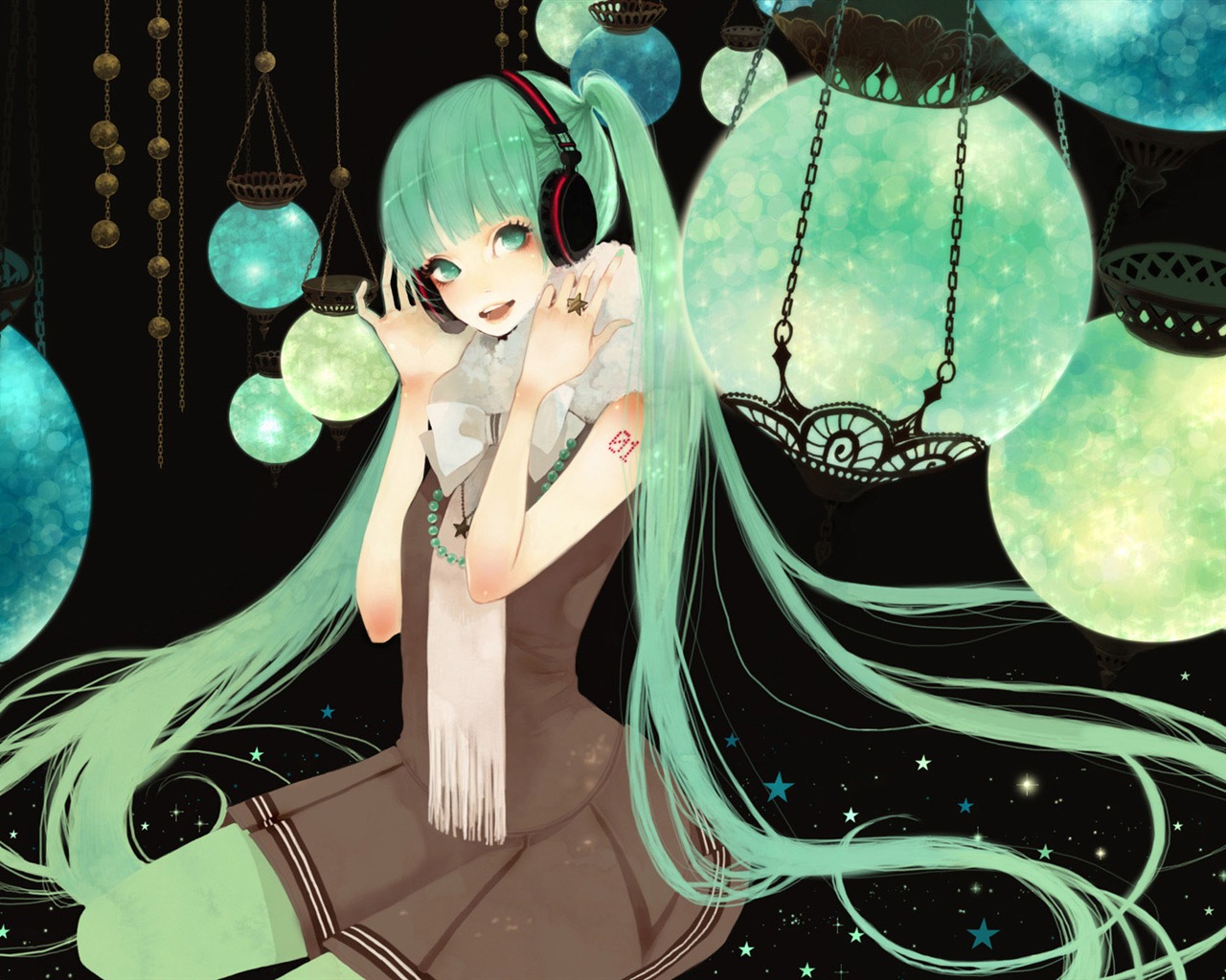 初音未來系列 壁紙(一) #20 - 1280x1024