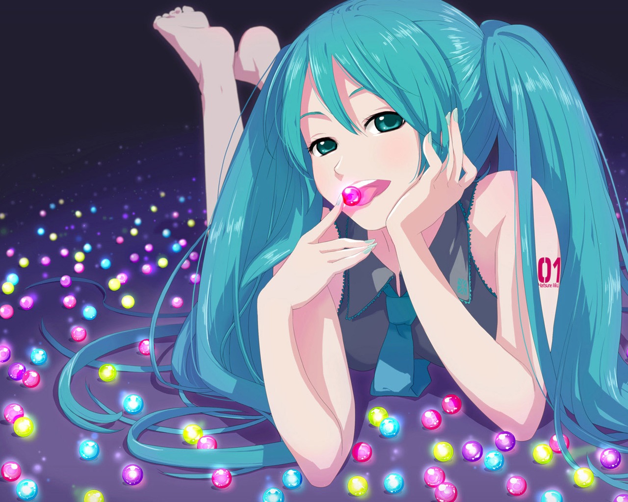 初音未來系列 壁紙(二) #11 - 1280x1024