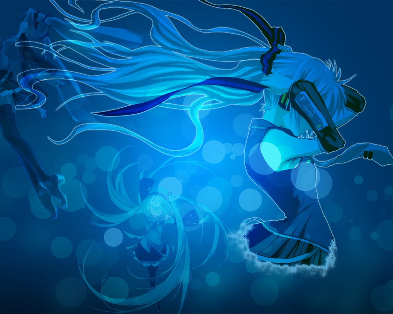 初音未來系列 壁紙(二) #13 - 1280x1024