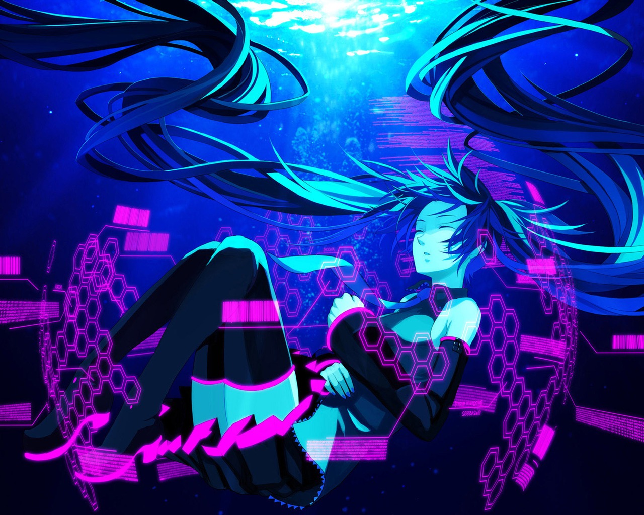 Hatsune nächste Serie Wallpaper (2) #14 - 1280x1024