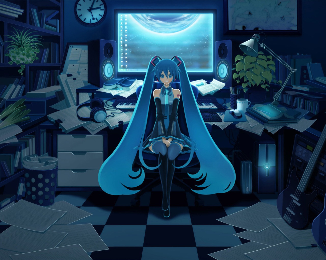 初音未来系列 壁纸(二)19 - 1280x1024